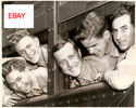 1947 USMC SOLDIERS ABOARD TRAIN HEADING TO CAMP PE