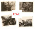WWI PHOTOS LOT OF FOUR FRANCE TRENCH WARFARE ARTIL