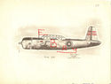 WWII 8X10 ORIGINAL ART VULTEE A-35 DIVE BOMBER 194