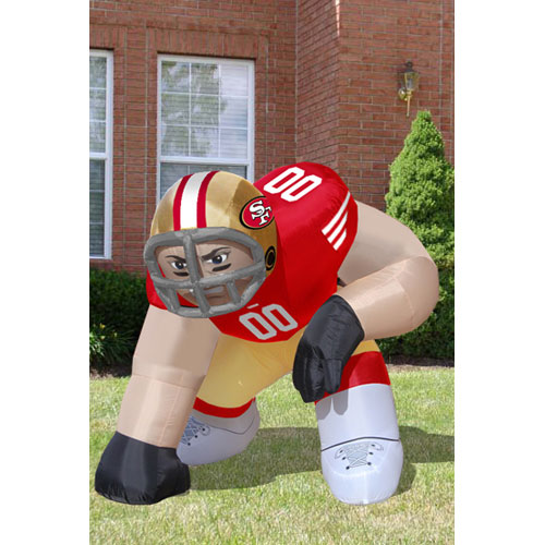 NFL 7 ft. San Francisco 49ers Holiday Inflatable Mascot 526350 - The Home  Depot