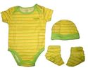 CALVIN KLEIN 3 PIECE BABY SET 6/9 Month  NWT 63% O