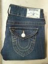 $220 EUC True Religion Julie Skinny slim Jean medi