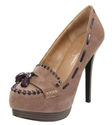 $98 NEW Jessica Simpson Ireena Taupe Suede Leather