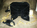 $178 NWT Juicy Couture Velvet Bow Crossbody chain 
