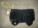 $98 NWT Juicy Couture Velvet Bow Wristlet chain pu