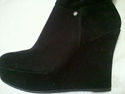 HOT Over the Knee black suede soft BLACK Tall thig