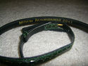 Vintage Yves Saint Laurent Thin Green Snake Skin P