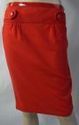 River Island Red Pencil Skirt with button detail, 