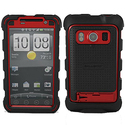 Ballistic HC HTC Evo Red and Black Case