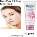 3 Biore Kao Facial Face Foam Wash Pure Oil Clear S