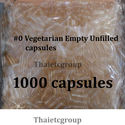 1000 Size 0 Unfilled Empty Vegetarian Clear Capsul