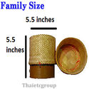 THAILAND HANDWOVEN BAMBOO CONTAINER HANDMADE SERVI