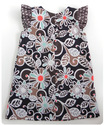 Vestido A Flower Grey