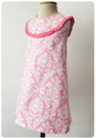 Vestido A Pink Damask