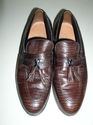 MENS ALLEN EDMOND "CLAYTON" LIZARD SKIN SHOES SIZE