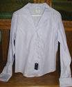 LADIES BROOKS BROTHERS 346 BLOUSE SEMI FITTED LAVE