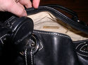 MARC JACOBS BLACK LEATHER HAND BAG GENTLY USED EXC