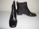 NEW Talbots Womens Ankle Boots Dark Brown Leather 