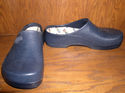 BIRKENSTOCK BIRKIS NAVY BLUE  PLASTIC RUBBER CLOGS