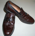 MENS ALLEN EDMOND "CLAYTON" LIZARD SKIN SHOES SIZE