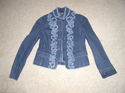 LADIES WORTH DENIM JACKET/BLAZER SZ. 8 EXCELLENT C