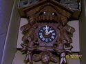 Hand Carved Black Forest Cuckoo Clock with Moving 