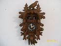 Hand Carved Black Forest Cuckoo Clock with Moving 