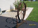 ANTIQUE/VINTAGE FLAX SPINNING WHEEL AMISH, SHAKER.