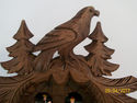 Hand Carved Black Forest Cuckoo Clock with Moving 