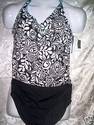 NEW Ripple Tankini Set  SIZE 12 jcpenney