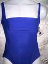  PLEATED FRONT 1pc SWIMSUIT NEW  10 TALLA JCPENNY