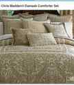 Chris Madden Damask Queen Comforter Set NEW Champa