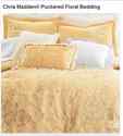 Chris Madden Puckered Floral Bedding QUEEN NEW