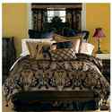 Chris Madden Midnight Damask Comforter Set King   