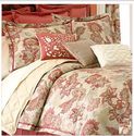 Cindy Crawford Flora Rouge Bedding King  NEW 