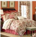 Cindy Crawford Flora Rouge Bedding King  NEW 