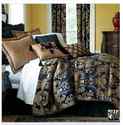 Chris Madden Midnight Damask Comforter Set King   