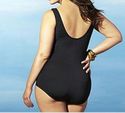 Le Cove Shirred Front Spa Suit Size 22 W NEW