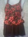 Le Clove One-Piece Faux Skirtini NEW Size 16 NEW