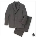Van Heusen Boys Stripe Suit Size 12 reg. light gra