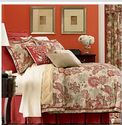 Cindy Crawford Flora Rouge Bedding King  NEW 