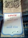 Levi's 515 Bootcut Stretch Midrise Jeans   Size 16
