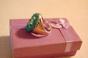 Robert Leeka  Design 14k,Sterling,and Large Turquo