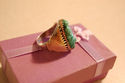 Robert Leeka  Design 14k,Sterling,and Large Turquo