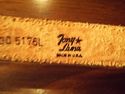 Womens Tony Lama Brown Leather Belt