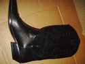 HUNT CLUB LEATHER WESTERN COWBOY BOOTS Size 81/2 M