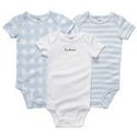 Carter's Blue & White 3-pk. Bodysuits BLUE/MULTI 9