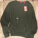 Izod Men's Sweater (Green Rosin ) Size Large