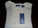 Izod Men's Sweater (Antique White) Size Large