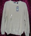 Izod Men's Sweater (Antique White) Size Large